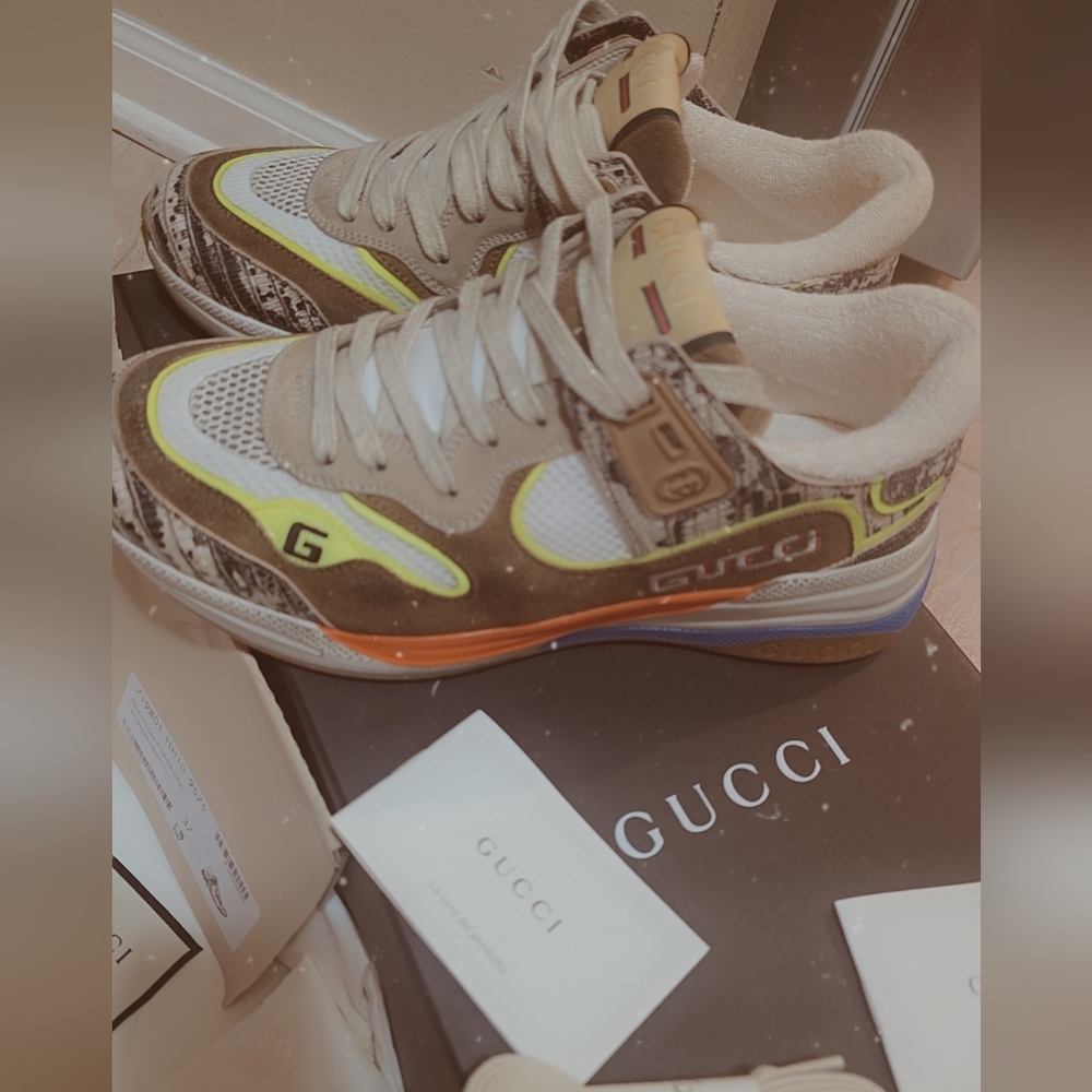 GUCCI Women's Ultrapace 'Rock Tejus Printed' Sneakers